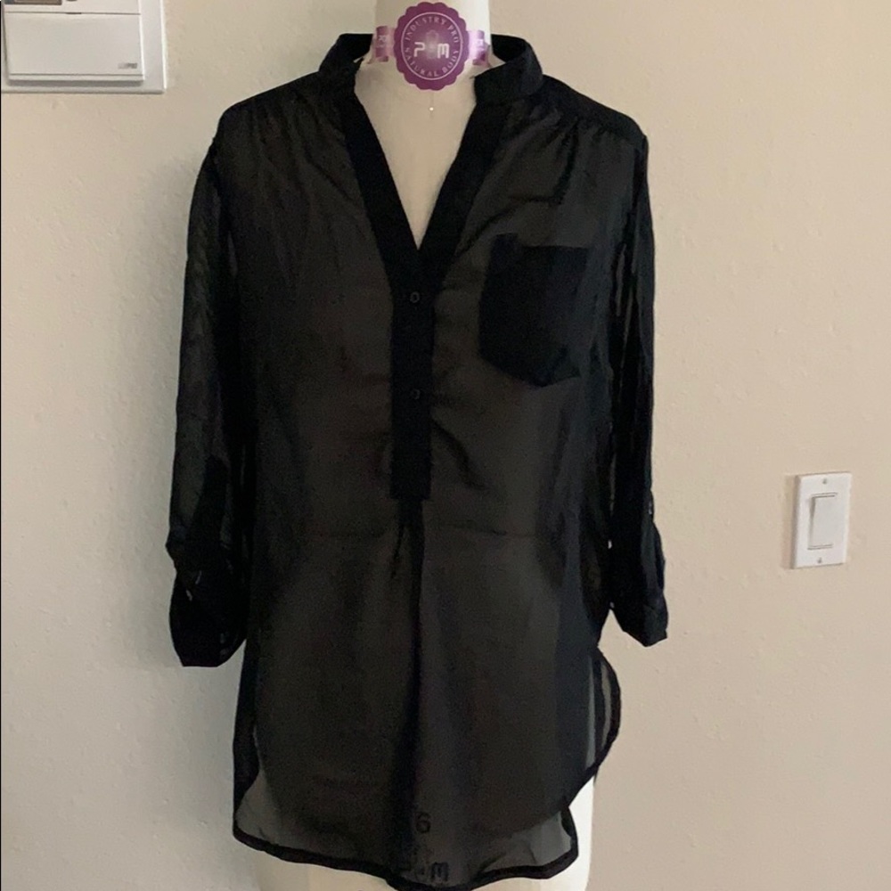Truth Black Shirt See through. Size Small - Picture 2 of 5